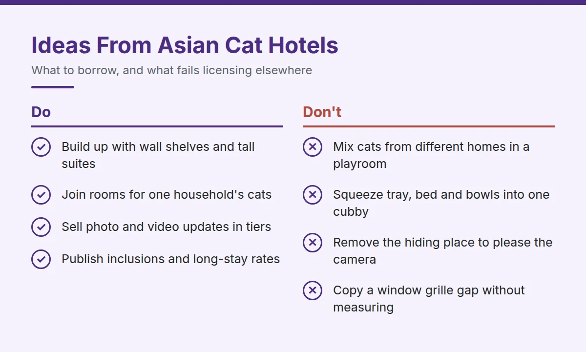 Summary card: Ideas From Asian Cat Hotels